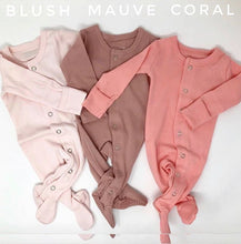 Load image into Gallery viewer, Monogrammed footie, baby coming home outfit, take me home, sleeper, personalized baby shower, organic cotton, footie, loved baby, sweet/bp