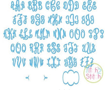 Load image into Gallery viewer, Font options, fonts and thread colors, DO NOT PURCHASE, for viewing purposes only!