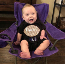 Load image into Gallery viewer, Boys football outfit, football romper, baby boy clothing, toddler boy clothing, monag
