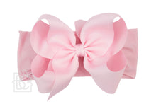 Load image into Gallery viewer, Bow on headband, baby girl bow
