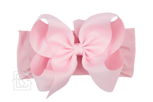 Bow on headband, baby girl bow