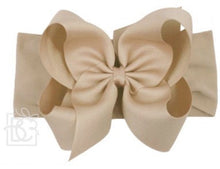 Load image into Gallery viewer, Bow on headband, baby girl bow
