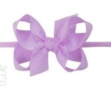 Load image into Gallery viewer, Bow on headband, baby girl bow
