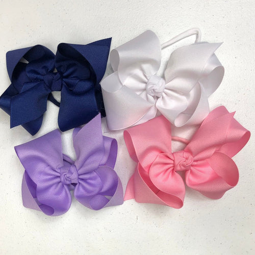 Bow on narrow headband