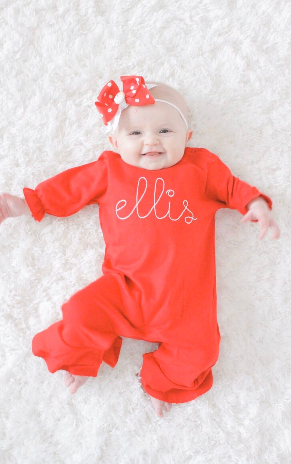 Ruffle Romper, Red – SK Creations Co