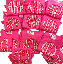 Load image into Gallery viewer, Girls Valentines Shirt, personalized valentines clothing, monogrammed, appliqué, romper, ARB
