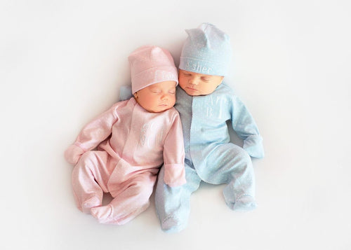 Baby boy coming home outfit, Baby girl coming home outfit, monogrammed footie, personalized coming home outfit, pima cotton, sk creations