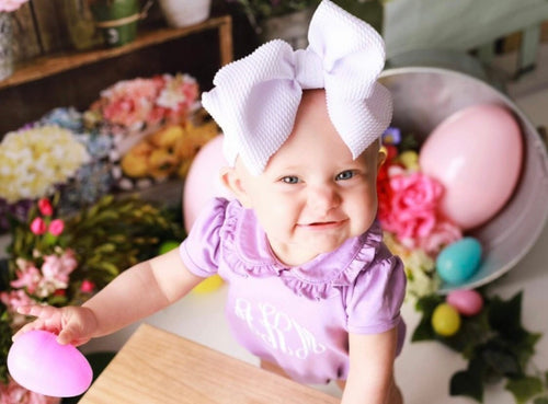 Monogrammed bubble, girls summer bubble, personalized, baby clothing, baby shower gift, ruffle collar, sk creations, pima cotton, p