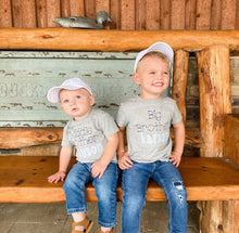 Load image into Gallery viewer, Big brother shirt, Personalized sibling shirt, custom monogrammed shirt, arb
