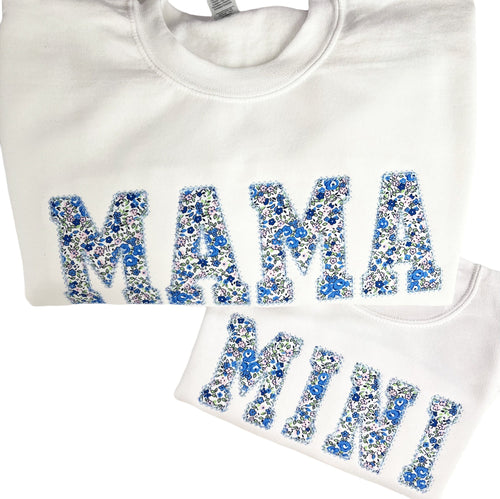 Mama sweatshirt, mama and mini sweatshirt, mother daughter outfit, mothers day gift, womens birthday present