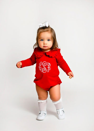 Girls Christmas Outfit, Toddler Girls Christmas outfit, monogrammed Christmas bubble, girls bubble, sk creations