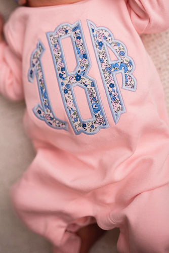 Baby girl hospital outfit, coming home outfit, monogrammed, personalized, sk creations