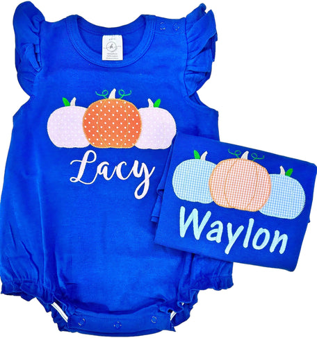 Kids pumpkin shirt, personalized pumpkin shirt, custom fall shirt